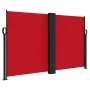 Red retractable side awning 140x1200 cm by , Umbrellas - Ref: Foro24-4004807, Price: 141,53 €, Discount: %