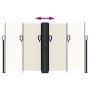 Cream retractable side awning 140x1200 cm by , Umbrellas - Ref: Foro24-4004805, Price: 120,94 €, Discount: %