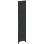 Black Paulownia solid wood 3-panel dividing screen by , Room dividers - Ref: Foro24-358846, Price: 89,75 €, Discount: %