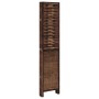 Biombo separador de 6 paneles madera paulownia marrón oscuro de , Divisores de ambientes - Ref: Foro24-358714, Precio: 145,27...