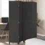 Black Paulownia solid wood 4-panel dividing screen by , Room dividers - Ref: Foro24-358850, Price: 107,24 €, Discount: %