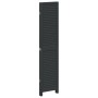 Biombo separador de 4 paneles madera maciza Paulownia negro de , Divisores de ambientes - Ref: Foro24-358850, Precio: 140,71 ...