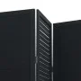 Black Paulownia solid wood 4-panel dividing screen by , Room dividers - Ref: Foro24-358850, Price: 107,24 €, Discount: %