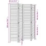 Black Paulownia solid wood 4-panel dividing screen by , Room dividers - Ref: Foro24-358850, Price: 107,24 €, Discount: %