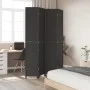 Black Paulownia solid wood 4-panel dividing screen by , Room dividers - Ref: Foro24-358852, Price: 143,69 €, Discount: %