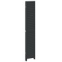 Biombo separador de 4 paneles madera maciza Paulownia negro de , Divisores de ambientes - Ref: Foro24-358852, Precio: 156,95 €