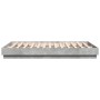 Estructura de cama madera de ingeniería gris hormigón 160x200cm de , Camas y somieres - Ref: Foro24-3209845, Precio: 135,76 €...