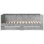 Tumbona con cajones madera ingeniería gris hormigón 100x200 cm de , Camas y somieres - Ref: Foro24-3280842, Precio: 209,00 €,...