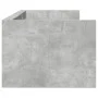 Concrete gray engineered wood lounger with drawers 100x200 cm by , Beds and slatted bases - Ref: Foro24-3280842, Price: 206,5...