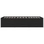 Lounger with drawers black engineered wood 75x190 cm by , Beds and slatted bases - Ref: Foro24-3280889, Price: 166,39 €, Disc...