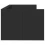 Tumbona con cajones madera de ingeniería negro 75x190 cm de , Camas y somieres - Ref: Foro24-3280861, Precio: 186,21 €, Descu...