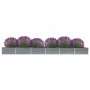 Graues Blumenbeet aus verzinktem Stahl, 600 x 80 x 45 cm von vidaXL, Töpfe und Pflanzgefäße - Ref: Foro24-47072, Preis: 106,6...