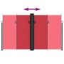 Rote einziehbare Seitenmarkise 200x1000 cm von , Sonnenschirme - Ref: Foro24-4004762, Preis: 172,61 €, Rabatt: %