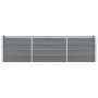 Gartenbeet aus verzinktem Stahl grau 240x40x45 cm von vidaXL, Töpfe und Pflanzgefäße - Ref: Foro24-47044, Preis: 63,25 €, Rab...
