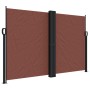 Toldo lateral retráctil marrón 160x1000 cm de , Sombrillas - Ref: Foro24-4004734, Precio: 149,29 €