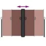 Brown retractable side awning 160x1000 cm by , Umbrellas - Ref: Foro24-4004734, Price: 146,74 €, Discount: %