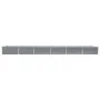 Gray galvanized steel flower bed 600x80x45 cm by vidaXL, Pots and planters - Ref: Foro24-47072, Price: 113,29 €, Discount: %