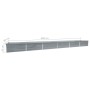 Arriate de acero galvanizado gris 600x80x45 cm de vidaXL, Maceteros y jardineras - Ref: Foro24-47072, Precio: 91,19 €, Descue...