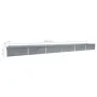 Gray galvanized steel flower bed 600x80x45 cm by vidaXL, Pots and planters - Ref: Foro24-47072, Price: 113,29 €, Discount: %