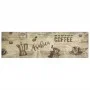 Kaffeebrauner, waschbarer Küchenteppich aus Samt, 45 x 150 cm von , Fußmatten - Ref: Foro24-4005578, Preis: 26,96 €, Rabatt: %