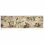 Kaffeebrauner, waschbarer Küchenteppich aus Samt, 45 x 150 cm von , Fußmatten - Ref: Foro24-4005578, Preis: 27,53 €, Rabatt: %