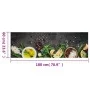 Alfombra de cocina lavable terciopelo dibujo especias 60x180 cm de , Felpudos - Ref: Foro24-4005609, Precio: 37,17 €, Descuen...
