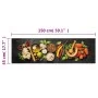 Küchenteppich waschbar Samt Zeichnung Gewürze 45x150 cm von , Fußmatten - Ref: Foro24-4005614, Preis: 29,51 €, Rabatt: %