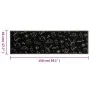 Morning black velvet washable kitchen rug 45x150 cm by , Doormats - Ref: Foro24-4005584, Price: 22,07 €, Discount: %