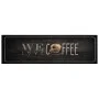 Waschbarer Küchenteppich aus Samt mit Kaffeetext, 45 x 150 cm von , Fußmatten - Ref: Foro24-4005590, Preis: 29,43 €, Rabatt: %