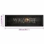 Waschbarer Küchenteppich aus Samt mit Kaffeetext, 45 x 150 cm von , Fußmatten - Ref: Foro24-4005590, Preis: 29,43 €, Rabatt: %