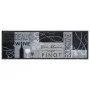 Alfombra de cocina lavable terciopelo vino gris 60x180 cm de , Felpudos - Ref: Foro24-4005600, Precio: 34,32 €, Descuento: %