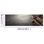 Alfombra de cocina lavable terciopelo botella de vino 45x150 cm de , Felpudos - Ref: Foro24-4005602, Precio: 24,21 €, Descuen...