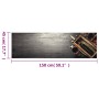 Waschbarer Küchenteppich aus Weinflaschen-Samt, 45 x 150 cm von , Fußmatten - Ref: Foro24-4005602, Preis: 24,62 €, Rabatt: %