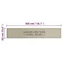 Capital Home waschbarer Küchenteppich aus Samt, 60 x 300 cm von , Fußmatten - Ref: Foro24-4005637, Preis: 43,22 €, Rabatt: %