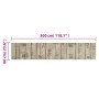 Mit Zaun bedruckter, waschbarer Küchenteppich aus Samt, 60 x 300 cm von , Fußmatten - Ref: Foro24-4005640, Preis: 57,51 €, Ra...