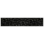 Alfombra de cocina lavable terciopelo Morning negro 60x300 cm