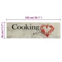 Peper Cooking Samt waschbare Küchenmatte 45x150 cm von , Fußmatten - Ref: Foro24-4005623, Preis: 22,39 €, Rabatt: %