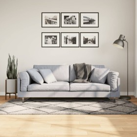 Alfombra pelo largo moderna PAMPLONA beige antracita 100x200 cm de , Alfombras - Ref: Foro24-375386, Precio: 34,69 €, Descuen...