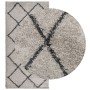 Moderner Langhaarteppich PAMPLONA anthrazitbeige 100x200 cm von , Teppiche - Ref: Foro24-375386, Preis: 34,69 €, Rabatt: %