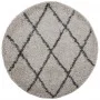 Modern long pile rug PAMPLONA anthracite beige Ø240 cm by , Rugs - Ref: Foro24-375402, Price: 96,46 €, Discount: %