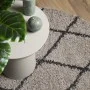 Moderner Langflorteppich PAMPLONA anthrazitbeige Ø240 cm von , Teppiche - Ref: Foro24-375402, Preis: 96,46 €, Rabatt: %