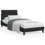 Estructura de cama con cabecero de terciopelo negro 90x190 cm de , Camas y somieres - Ref: Foro24-3207821, Precio: 138,02 €, ...