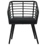 Garden chairs 2 units with black synthetic rattan cushions by vidaXL, Garden chairs - Ref: Foro24-48578, Price: 159,07 €, Dis...