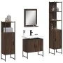 Badezimmermöbel-Set, 4-teilig, Eichenbraun-Sperrholz von , Badezimmermöbel - Ref: Foro24-3214358, Preis: 214,50 €, Rabatt: %
