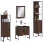 Badezimmermöbel-Set, 4-teilig, Eichenbraun-Sperrholz von , Badezimmermöbel - Ref: Foro24-3214358, Preis: 217,69 €, Rabatt: %