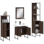Badezimmermöbel-Set, 4-teilig, Eichenbraun-Sperrholz von , Badezimmermöbel - Ref: Foro24-3214358, Preis: 217,69 €, Rabatt: %