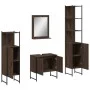 Badezimmermöbel-Set, 4-teilig, Eichenbraun-Sperrholz von , Badezimmermöbel - Ref: Foro24-3214358, Preis: 214,50 €, Rabatt: %