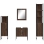 Badezimmermöbel-Set, 4-teilig, Eichenbraun-Sperrholz von , Badezimmermöbel - Ref: Foro24-3214358, Preis: 217,69 €, Rabatt: %