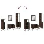 Badezimmermöbel-Set, 4-teilig, Eichenbraun-Sperrholz von , Badezimmermöbel - Ref: Foro24-3214358, Preis: 214,50 €, Rabatt: %