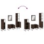 Bathroom furniture set 4 pieces oak brown plywood by , Bathroom furniture - Ref: Foro24-3214358, Price: 217,69 €, Discount: %